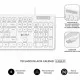 Keyboard and Mouse Subblim SUBKBC-CSSK02 White Spanish Qwerty QWERTY