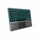 Teclado con Touchpad Subblim SUB-KBT-SMBT51 Gris Multicolor Qwerty Español QWERTY