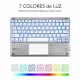 Teclado y Touchpad Subblim SUB-KBT-SMBT50 Plateado Qwerty Español QWERTY