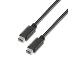 Cable de Datos/Carga con USB Aisens A107-0058 Negro 3 m (1 unidad)