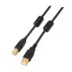 USB 2.0 A to USB B Cable Aisens A101-0010 Black 3 m (1 Unit)
