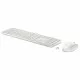 Keyboard and Wireless Mouse HP 4R016AA White Spanish Qwerty