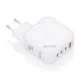 Wall Charger Aisens ASCH-100W4P028-W White Multicolour 100 W (1 Unit)