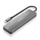USB Hub Aisens ASUC-6P016-GR Grey Multicolour (1 Unit)