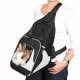 Pet Backpack Trixie Savina Black Grey Polyester 30 × 33 × 26 CM