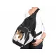 Pet Backpack Trixie Savina Black Grey Polyester 30 × 33 × 26 CM