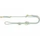 Adjustable dog leash Trixie Soft Rope Green Mint L L/XL