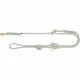 Adjustable dog leash Trixie Soft Rope Green Mint L L/XL