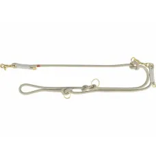 Adjustable dog leash Trixie Soft Rope Grey Light grey L L/XL