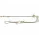 Adjustable dog leash Trixie Soft Rope Grey Light grey L L/XL