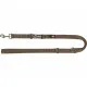 Adjustable dog leash Trixie Premium Hazelnut L/XL
