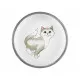 Cat Feeder Trixie White Grey
