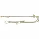 Dog Lead Trixie Grey Light grey XS/S