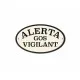 Badge Magnet & Steel Alerta Gos Vigilant 16,3 x 9,5 cm