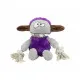 Peluche para perros Trixie Lila Poliéster Felpa Algodón Monstruo 32 cm