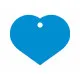 Placa identificativa Imarc Heart Azul