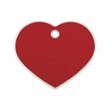Identification plate Imarc Heart Red