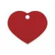 Identification plate Imarc Heart Red