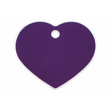Identification plate Imarc Heart Lilac