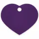 Identification plate Imarc Heart Lilac