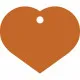 Identification plate Imarc Heart Orange