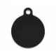 Identification plate Imarc Circle Black