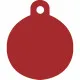 Identification plate Imarc Circle Red