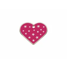 Identification plate Imarc PetScribe Passion Pink Silver