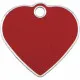 Identification plate Imarc Heart Red