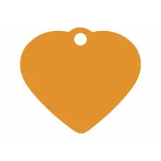 Identification plate Imarc Heart Orange