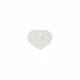 Placa identificativa Imarc Heart Blanco