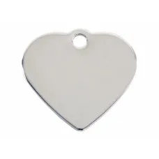 Identification plate Imarc Heart Silver