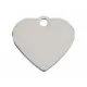 Identification plate Imarc Heart Silver