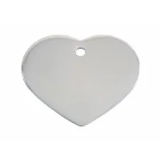 Identification plate Imarc Heart Silver