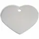 Identification plate Imarc Heart Silver