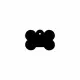 Identification plate Imarc Bone Black