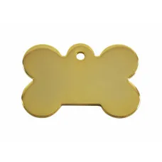 Identification plate Imarc Bone Yellow Golden