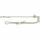 Adjustable dog leash Trixie Soft Rope Grey Light grey S S/XL