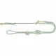Adjustable dog leash Trixie Soft Rope Green Mint S S/XL
