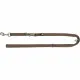 Adjustable dog leash Trixie Premium Hazelnut M/L