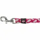 Adjustable dog leash Trixie Fuchsia S/M