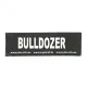 Etiquetas para arnés Julius K9 BULLDOZER L