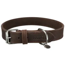 Collar para Perro Trixie Rustic Marrón oscuro L 48-56 cm