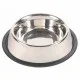 Pet feeding dish Trixie 24853 Black/Silver Stainless steel