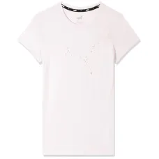 Child's Short Sleeve T-Shirt Puma Power Graphic Stardust Black