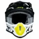 Casco Integral Just1 J-18 F HEXA Negro Blanco