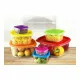 Set of lunch boxes Privilege Multicolour 3 L 7 Pieces 12 Units