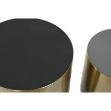 Set of 2 tables Home ESPRIT matte black