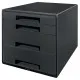 Filing Cabinet Leitz Black Recycled plastic Recyclable