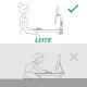 Screen Table Support Leitz Ergo Space Saving 17